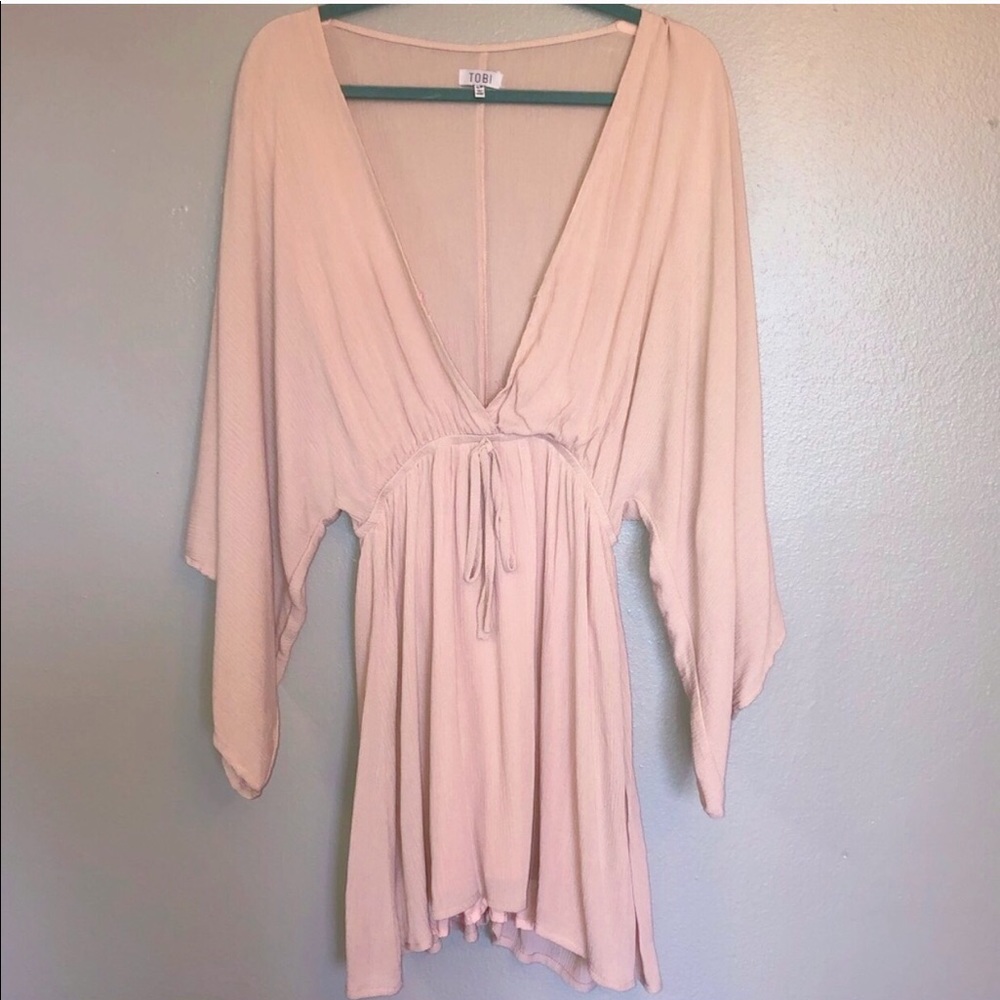 💕 Tobi Pink Greek Flow Pink Dress🏛